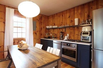 Dennis Port Cape Cod vacation rental - Kitchen with gas range, oven, dishwasher, refrigerator, & toaster