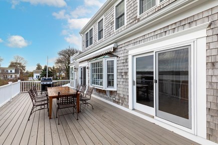 Eastham Cape Cod vacation rental - Large, brand new deck with an outdoor dining table and a grill
