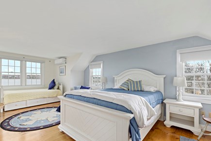Eastham Cape Cod vacation rental - Second story bedroom with a queen and a twin trundle bed