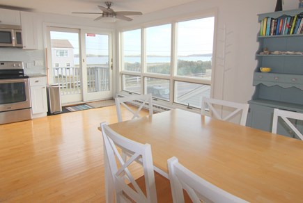 Truro Cape Cod vacation rental - Dining Area With View of East Harbor