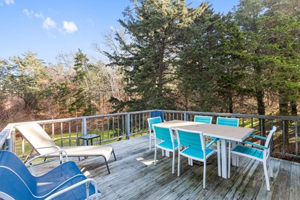 Orleans Cape Cod vacation rental - Large deck with dining table and lounging furniture