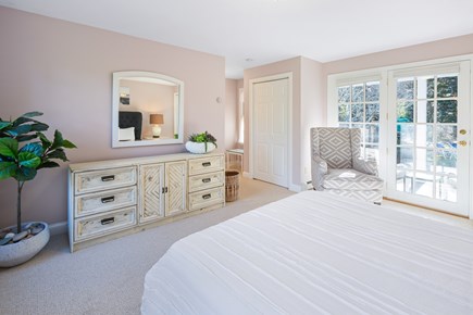 Orleans Cape Cod vacation rental - Large bedroom with French doors to the covered patio