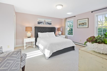 Orleans Cape Cod vacation rental - First floor primary bedroom with queen bed and ensuite