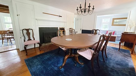 Wellfleet Cape Cod vacation rental - Formal dining room with large dining table