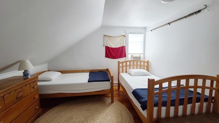 Wellfleet Cape Cod vacation rental - Second floor bedroom with one full and two twin beds