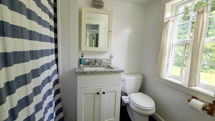 Wellfleet Cape Cod vacation rental - Cottage first floor bathroom with tub/shower