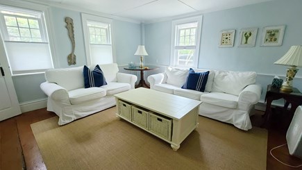 Wellfleet Cape Cod vacation rental - Living room with comfortable seating and TV