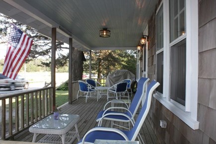 Harwich, Pleasant Bay Cape Cod vacation rental - Front porch with views of Pleasant Bay