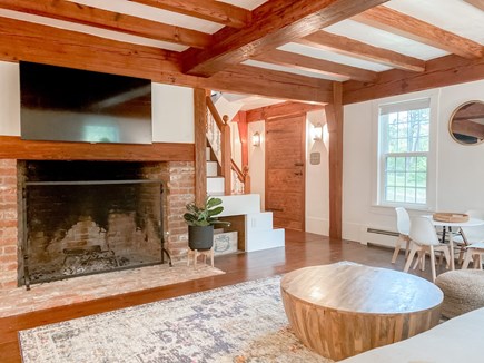 Brewster, MA Cape Cod vacation rental - Living room off of kitchen