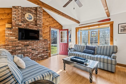 Eastham Cape Cod vacation rental - Family room with side entrance