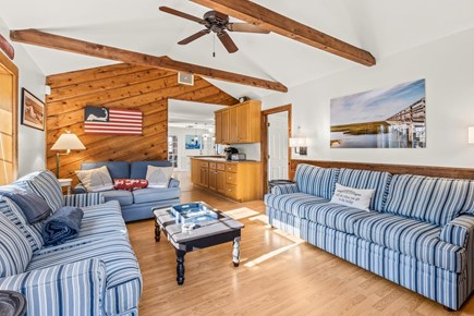 Eastham Cape Cod vacation rental - Inviting family room