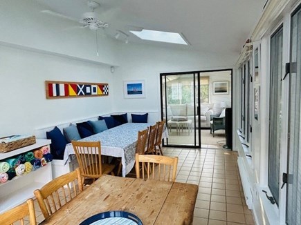 Eastham Cape Cod vacation rental - Wonderful dining area close to pool!<br/>