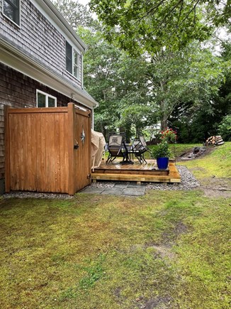 Chatham Cape Cod vacation rental - The backyard complete with outdoor shower