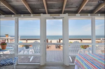 Sandwich Cape Cod vacation rental - Screened in Porch View