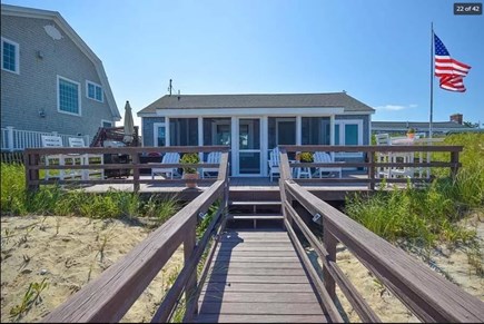 Sandwich Cape Cod vacation rental - Juniper Cottage from the Beach