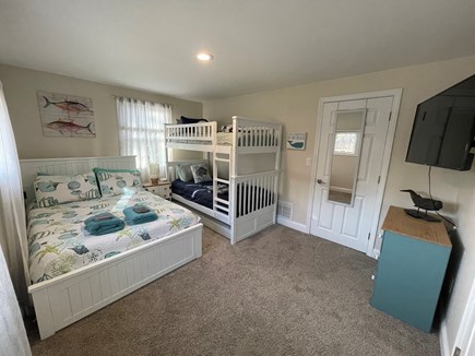 Harwich Cape Cod vacation rental - 3rd bedroom, full size bed, twin bunk beds, smart TV, fan