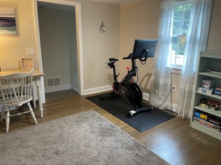 Harwich Cape Cod vacation rental - Den - with desk, Peloton, Books, Games and Puzzles