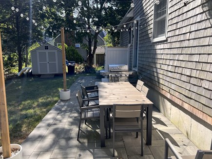 Falmouth Cape Cod vacation rental - Back patio and table