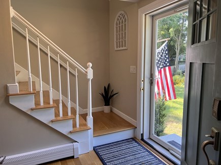 Falmouth Cape Cod vacation rental - Front Door/Staircase