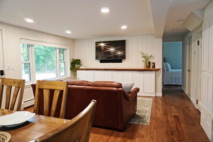 North Falmouth Cape Cod vacation rental - Enjoy the Smart TV and Bluetooth sound bar.