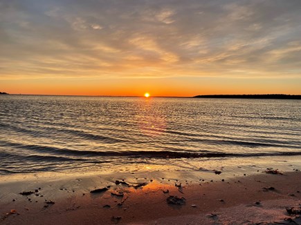North Falmouth Cape Cod vacation rental - Megansett Beach at sunset, less than a mile away!