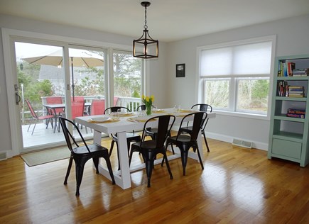 Harwich Cape Cod vacation rental - Lovely dining area, with slider to deck and grill