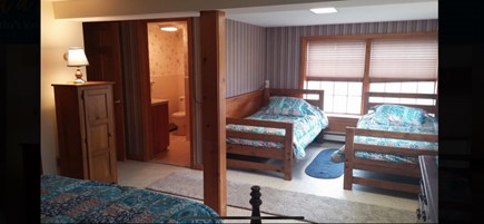 Brewster Cape Cod vacation rental - Full bath on walk out lower level leads to marsh and ocean view