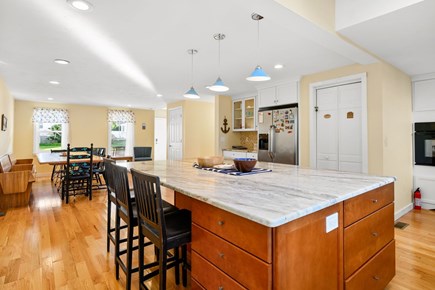 Sandwich Cape Cod vacation rental - Large island with bar stools