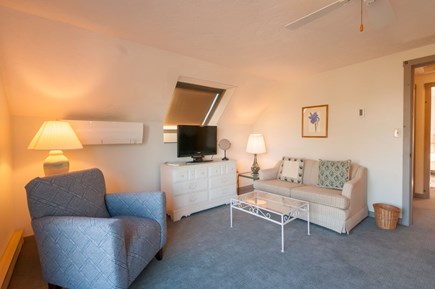 Bourne Cape Cod vacation rental - Sitting area in primary bedroom, minisplit A/C and heat available