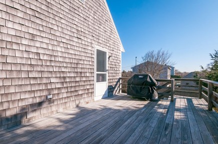 Bourne Cape Cod vacation rental - Back deck with gas grill