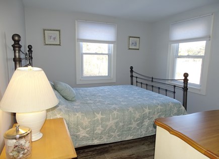 West Dennis Cape Cod vacation rental - Sunny Queen bedroom with views towards water