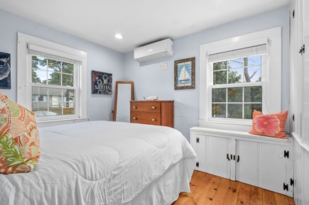 Chatham Cape Cod vacation rental - Beautifully lit queen bedroom with window seat