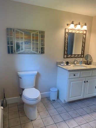 Eastham Cape Cod vacation rental - Upstairs full bath just outside pool view room with tub/shower