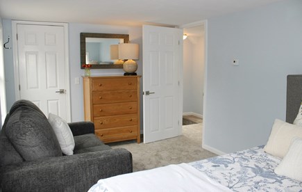 Chatham Cape Cod vacation rental - Sofa bed, closet, and dresser in the master