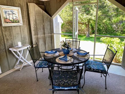 Eastham Cape Cod vacation rental - Screened Patio Area - Front