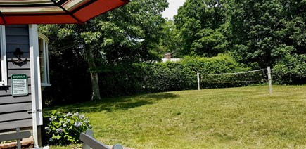 Hyannis Cape Cod vacation rental - A backyard fun - badminton to play singles or doubles