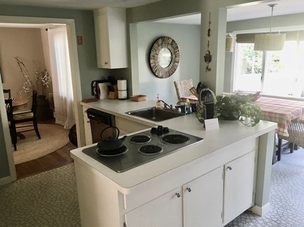 Hyannis Cape Cod vacation rental - Kitchen with all stainless steel appliances.