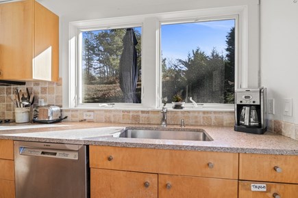 Truro Cape Cod vacation rental - Sink with View of Yard