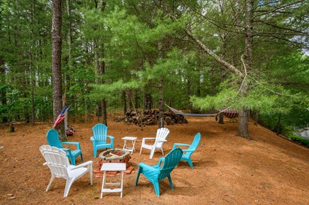 Dennis Cape Cod vacation rental - Fire pit with plenty of seating