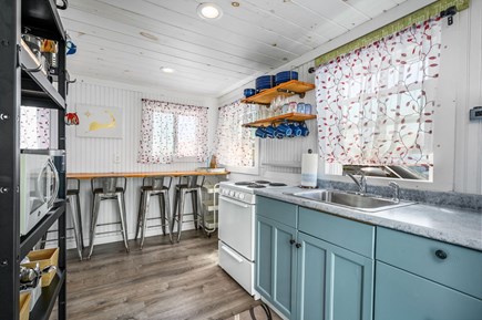 Dennis Port Cape Cod vacation rental - Kitchen and dining bar view