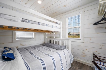 Dennis Port Cape Cod vacation rental - Bedroom 2 with twin over full bunk