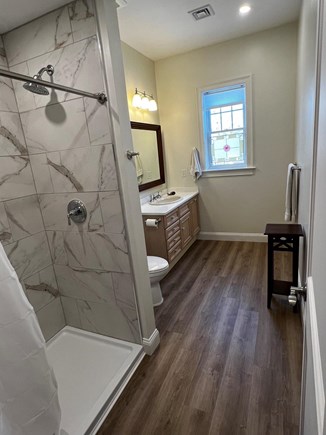 Cataumet Cape Cod vacation rental - A warm shower for when the beach salt needs to go!