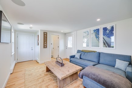 Woods Hole, Falmouth Cape Cod vacation rental - Separate family room with sleeper sofa & tv!