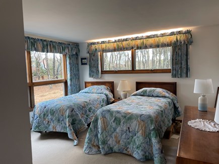 North Truro Cape Cod vacation rental - First floor bedroom with twin beds.
