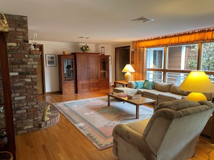 North Truro Cape Cod vacation rental - Spacious living room.