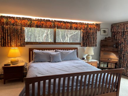 North Truro Cape Cod vacation rental - Master bedroom is a sanctuary with it's own Juliet balcony.