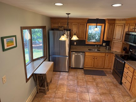 South Dennis Cape Cod vacation rental - Large Updated Kitchen - Stainless Steel Appliances and Granite