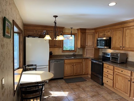South Dennis Cape Cod vacation rental - Kitchen (New Stainless Samsung Fridge Not Pictured)