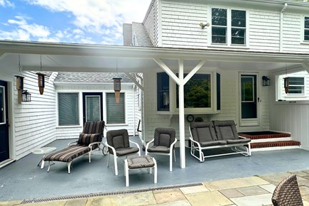 Centerville Cape Cod vacation rental - Our covered patio offers a cool, comfortable escape from the sun.