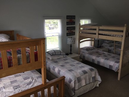 Hyannis Cape Cod vacation rental - Bed #2, 2nd floor - 5 twin beds (3 sets of bunks); full and queen